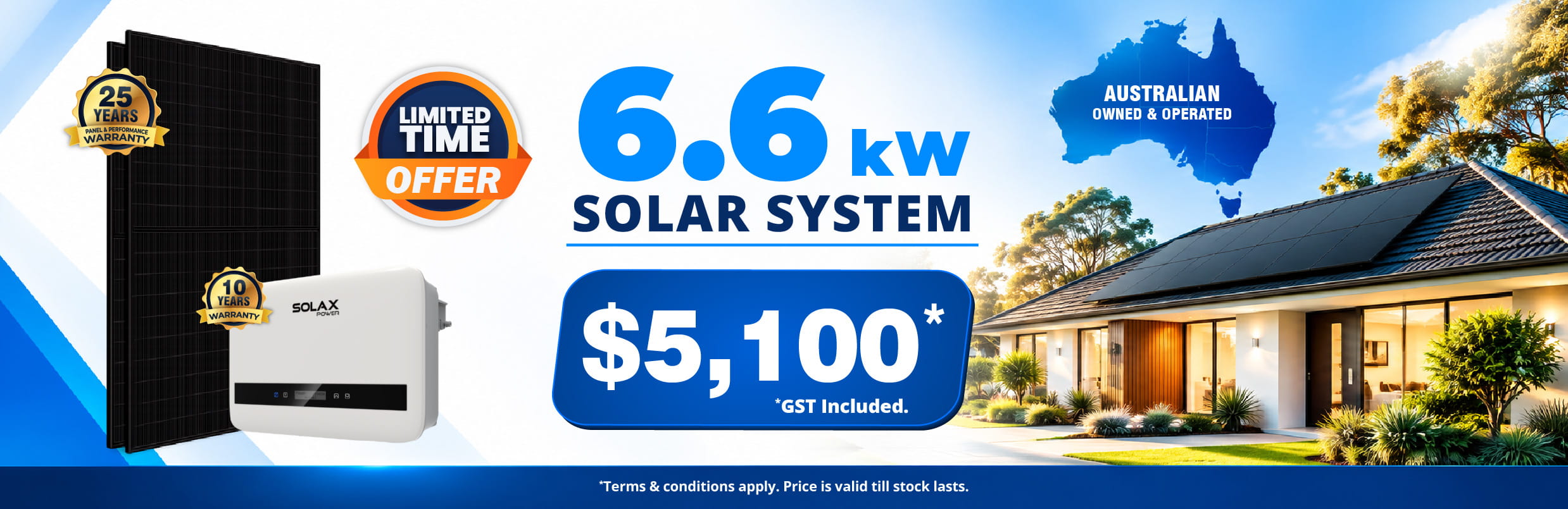 6.6kW Solar System Offer in Melbourne